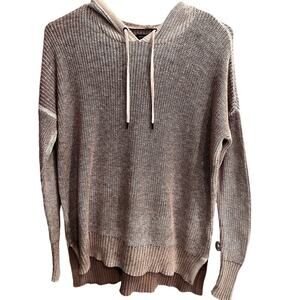 American Eagle Size XS Women's Wide Knit Pink Ombre Hooded Sweater